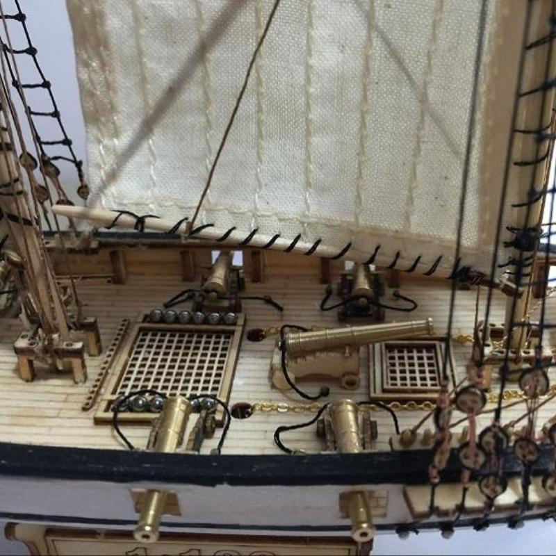1PC of wooden assembly Harko classical western ship cover material assembly ship model