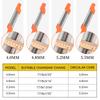 2 In 1 Easy Mini File Chainsaw Chain Sharpener 3/8 P 4.0mm Saw Teeth Set Fast Sharpen With 2pcs 5/32 Inch Files Chain Sharpener