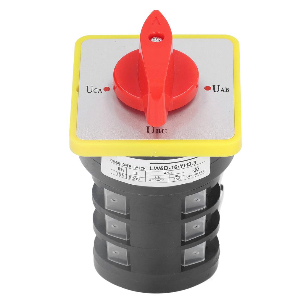 BERM Univerzální přepínač 2polohový otočný vačkový selektor Průmyslové řízení 16A AC380V
