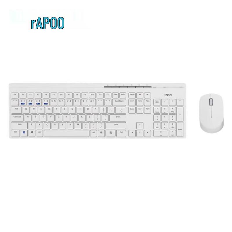 

Rapoo 8100GT 104-Key Wireless/Bluetooth Multi-Mode Keyboard Mouse Combo