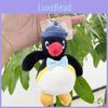 Plush Delightful Penguin Keychain Doll Featuring Colorful Patterns And Cuddly Texture
