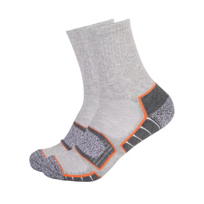 Thickened Terry Sole Outdoor Hiking Socks - Sweat-Absorbent, Mid-Calf Sports Running and Mountaineering Socks