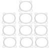 10pcs 2.5in 4 Bolts Turbo Downpipe Gasket Fit for GTX30 GT30 GT35 GTX35 GT2871R GT2540R Turbo