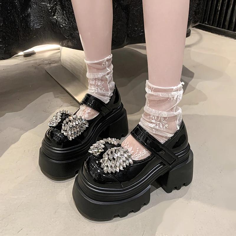 Fashion 10CM Bling Butterfly-knot Slippers Slip On Platform Wedge Sandals 2025 Women Summer Breathable High Heels Chunky Sneakers Woman