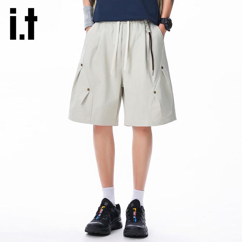 izzue it Men's Multi-Pocket Cargo Shorts