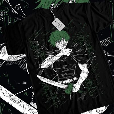 T-shirt Maki Zenin Jujutsu Kaisen Anime Horreur Unisexe Kawaii Cadeau T-shirt Toutes Tailles
