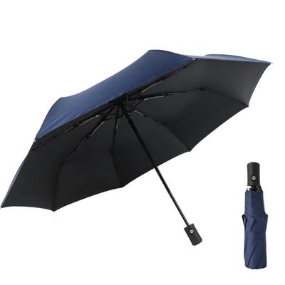 Automatic Open Reinforced 8-Bone Umbrella, Men's Business Wind-resistant Umbrella, Anti-UV Sunscreen Women's Sunny Umbrella