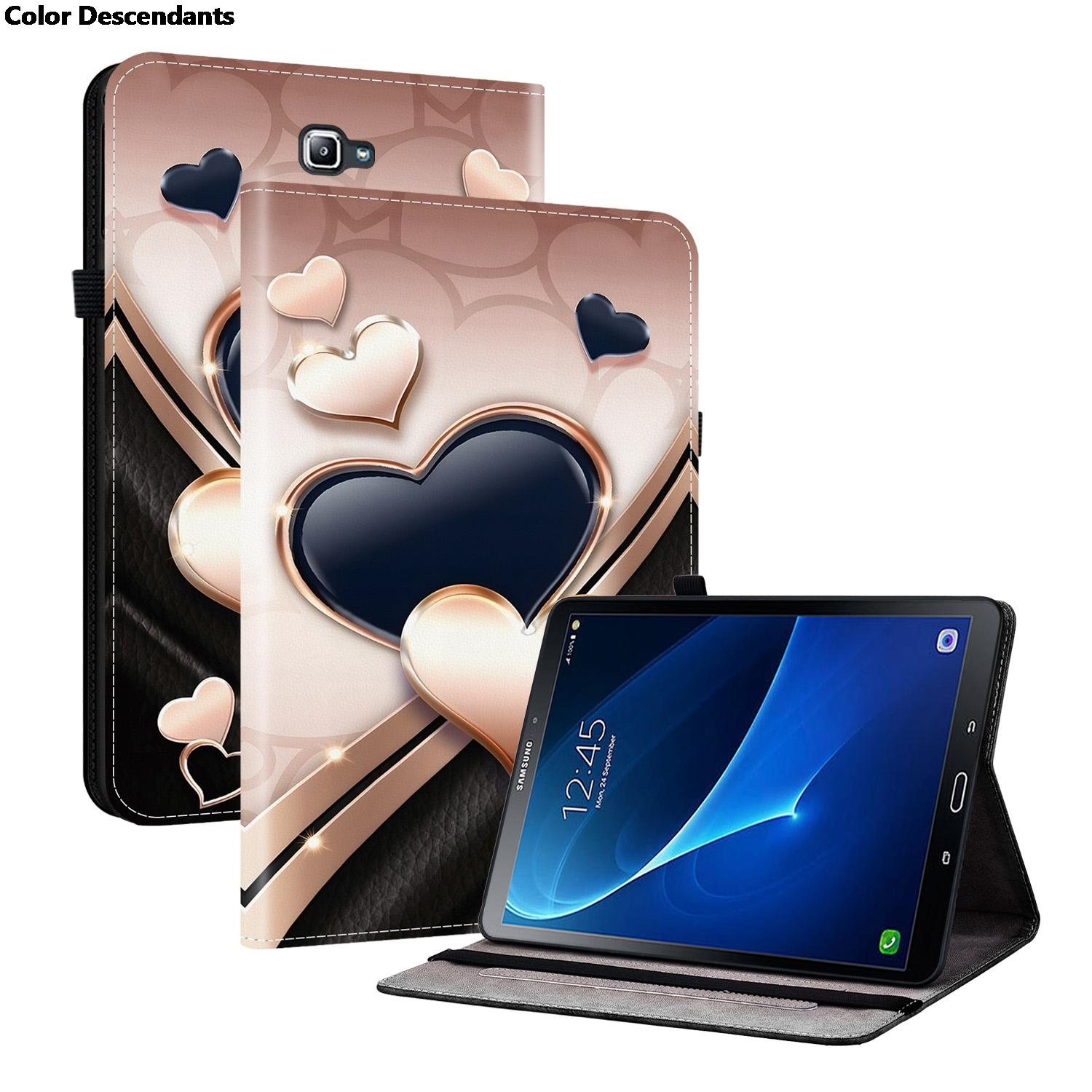 

Painted Crystal Pattern Case For Samsung Galaxy Tab A (2016) 10.1 inch Butterfly Leather Tablet Back Cover For SM-T580 T585 Case Galaxy Tab A 10.1