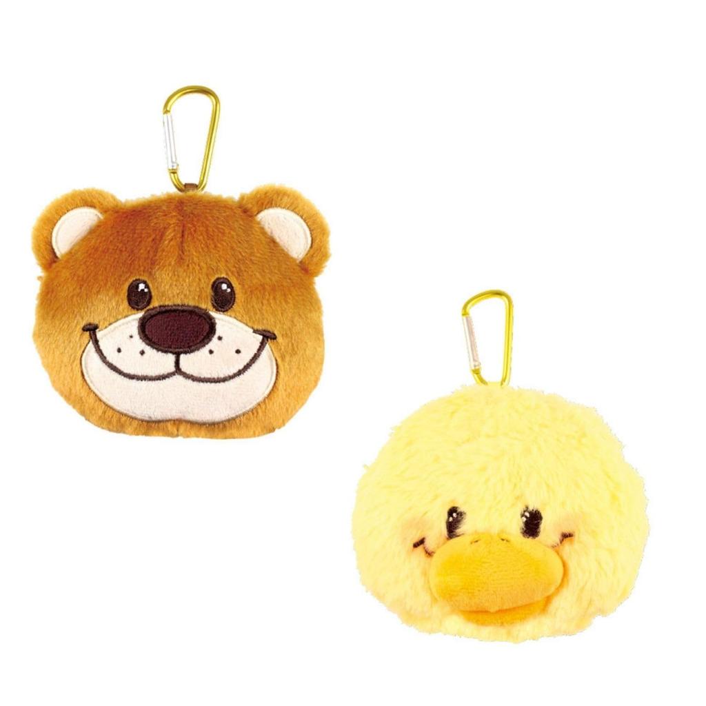 Tees Factory Susie Zoo Plush Toy with Carabiner, Zipper Mascot Witzy, Approx. H95xW110xD65mm (SZ-5546892WT)