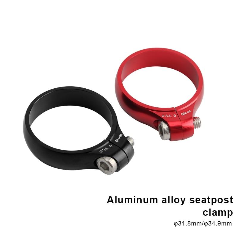 Bicycle Seat Post Clamp 31.8/34.9mm Super Light CNC Aluminum Alloy MTB Road Bike Lock Seatpost Clamp Cycling Accessories