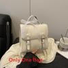 Fashion Bow College Style Backpack For Women With Pu Material And Stitching Details For Daily Use