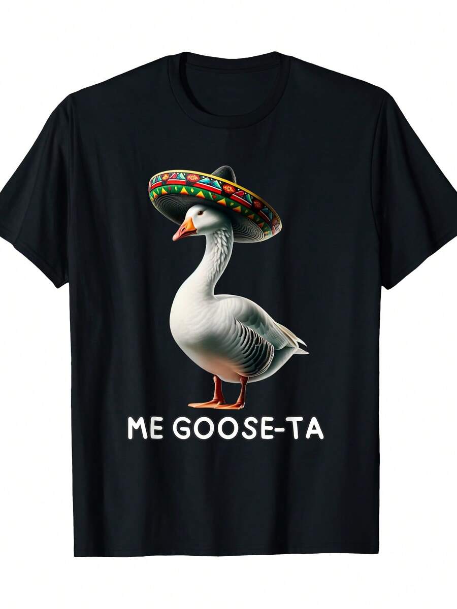 

Funny Me Goose Ta Mexican Spanish Goose Geese Pun Unisex T-Shirt M
