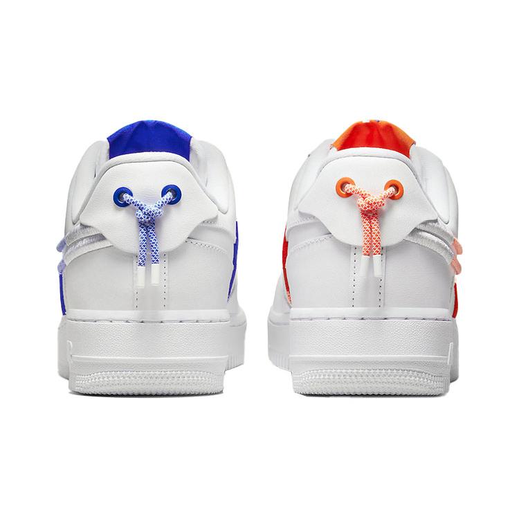New Nike Air Force 1 Low '07 Lx White Orange Blue Women's DH4408-100