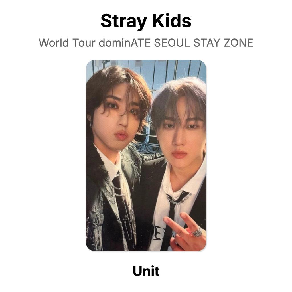 Stray Kids World Tour dominATE SEOUL STAY ZONE Official Photocard