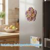 3D Rotating Refrigerator Magnet Traditional Lucky Charm Holiday Blessing Decoration Handmade Cartoon God of Wealth Sticker