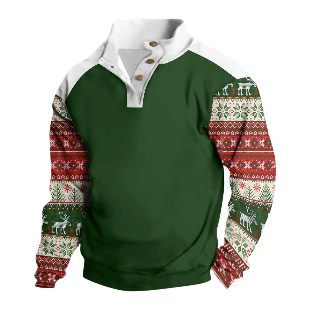 Men's Fleece Hoodie Casual Long Sleeve Sweatshirt