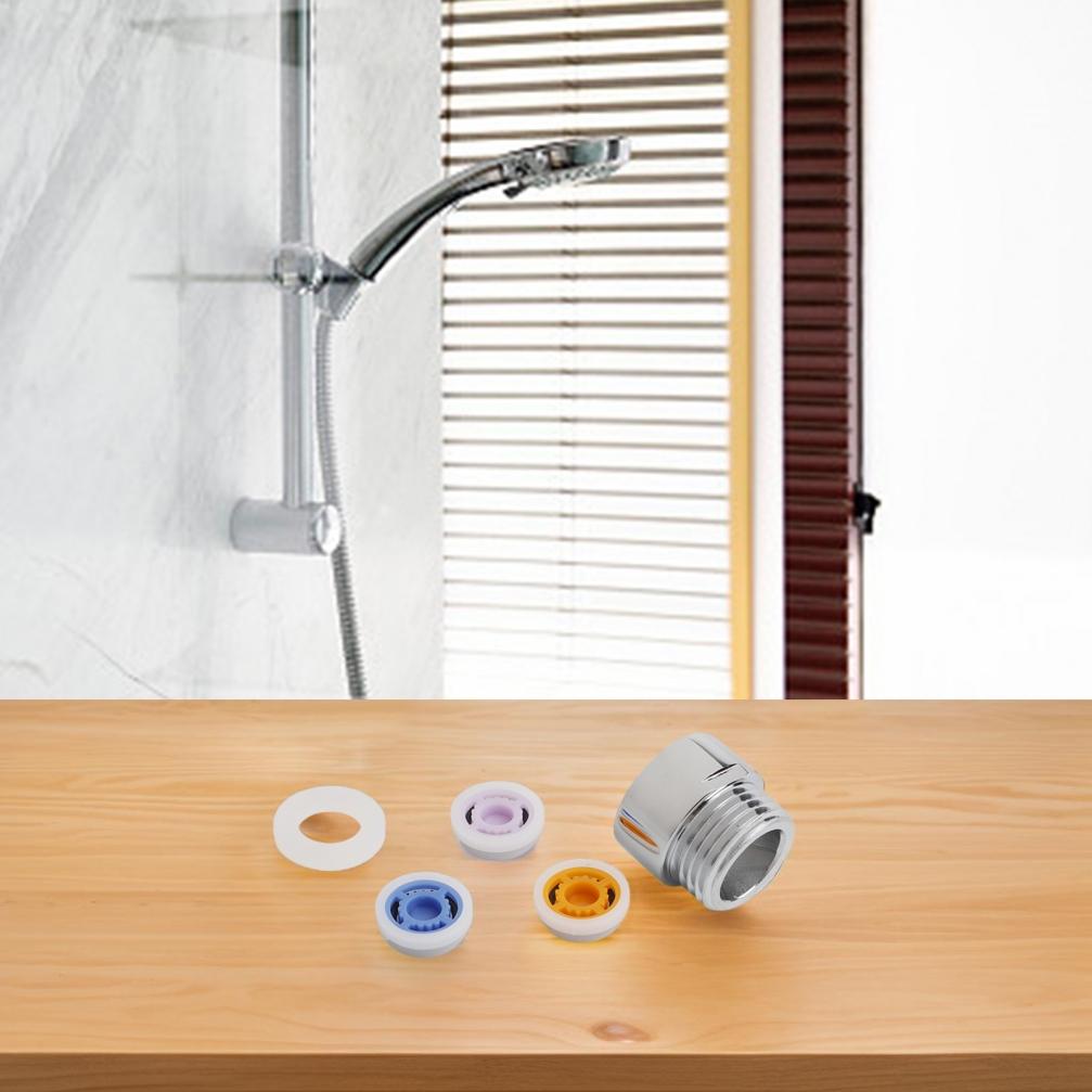 4 Accessori Doccia Cromato Ottone Guarnizione Tubo Restrittore