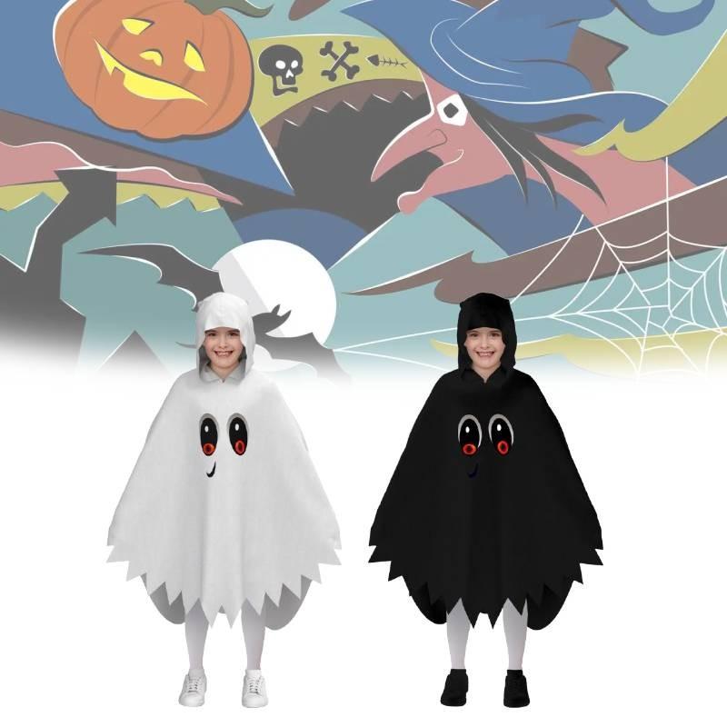 Halloween Ghost Costume For Kids With Glo Dark Features For Party And Role Play