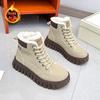 Girls Snow Boots Winter 2025 Fleece Thickened Medium and Older Children's Cotton Shoes Large Cotton Shoes Medium and Older Children's Girls Cotton