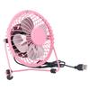 Fan USB Portable Silent Aluminum Blade   Desk Desktop Iron Crafts Fans