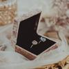 Vintage Velvet Jewelry Box Rhinestone Necklace Bracelet Case  Ring/necklace/bracelet Storage