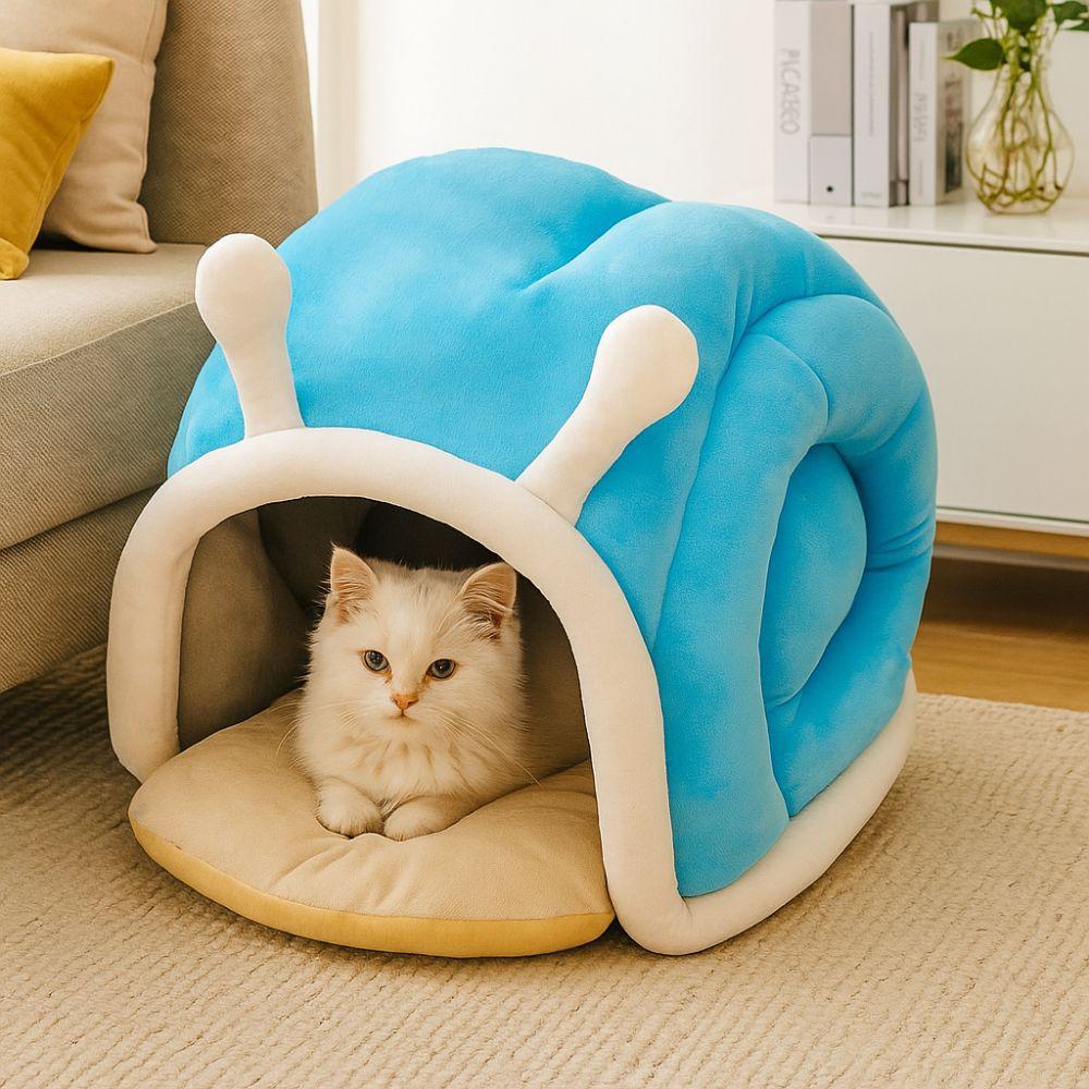 Cartoon Dog House Warm Cat Sleeping Bag Washable Kitten Cave  for Kitten Puppy Cats