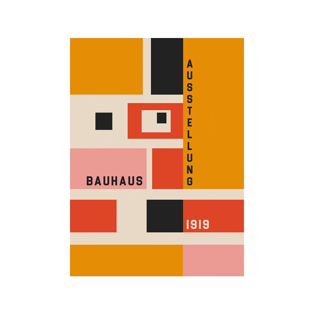 Abstrakte Bauhaus-Ausstellungsposter, moderne geometrische Japan, nordische Wandkunst, Leinwandmalerei, Drucke, Bilder für Wohnzimmerdekoration