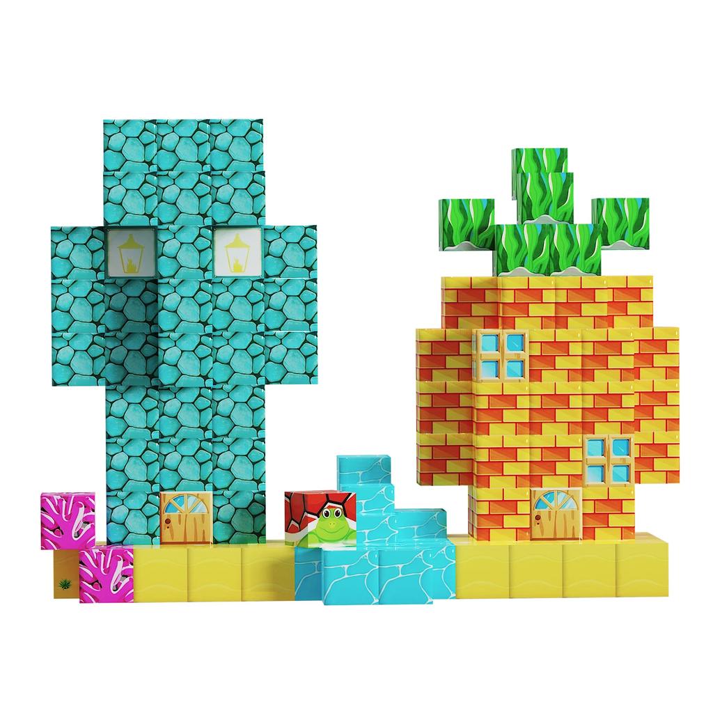 115PCS Magnetic Building Blocks Mine Magnet World Ocean Set STEM Building Toys for Kids Ages 3-8 Must Haves Toddler Toys Gifts