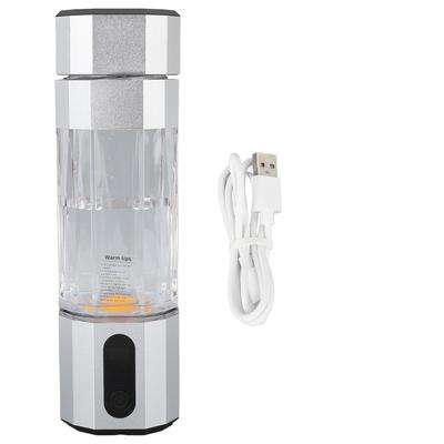 Hydrogen Water Bottle with Colorful Lights Platinum Titanium Electrode 2 Gears 2 Concentrations