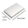 Stainless Steel Card Antimagnetic Case 10 Card Slots RFID Card Holder Bank Card Case  Travel