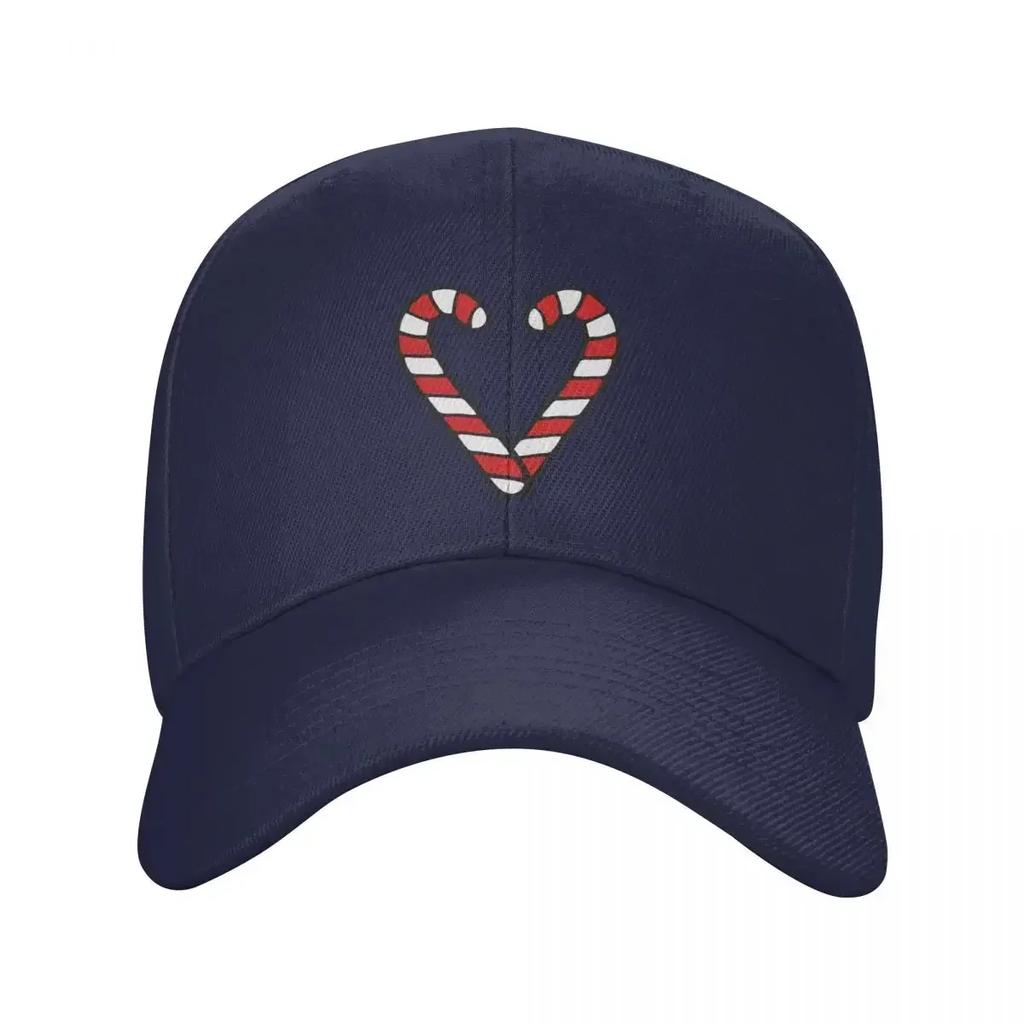 Candy Cane Pattern Baseball Cap Party Hat New In Hat New Hat Sun For Children Unisex Caps Womens