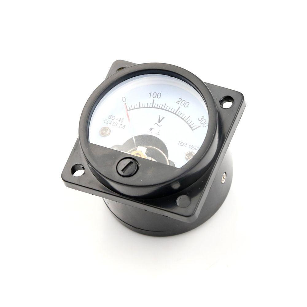 Analog Dial Round AC 0-300V AC Voltage Voltmeter Volt Tester Voltmeter Gauge Pointer Voltmeter