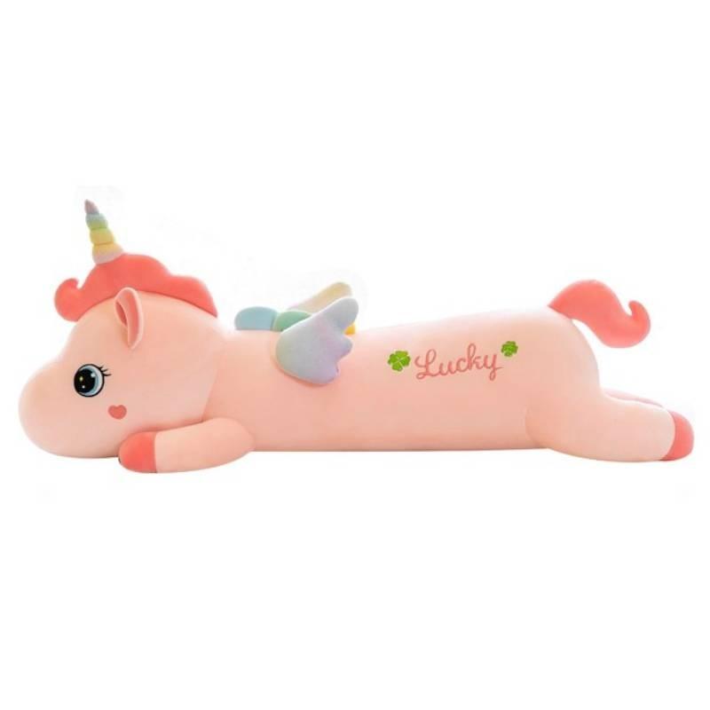 

Unicorn Plush Pillow With Shortpile Velvet For Girls Kids Gift And Decor 110cm