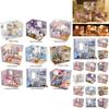 Exquisite 3d Miniature Dollhouse Furniture Kit With Led Light For Imaginative Kids