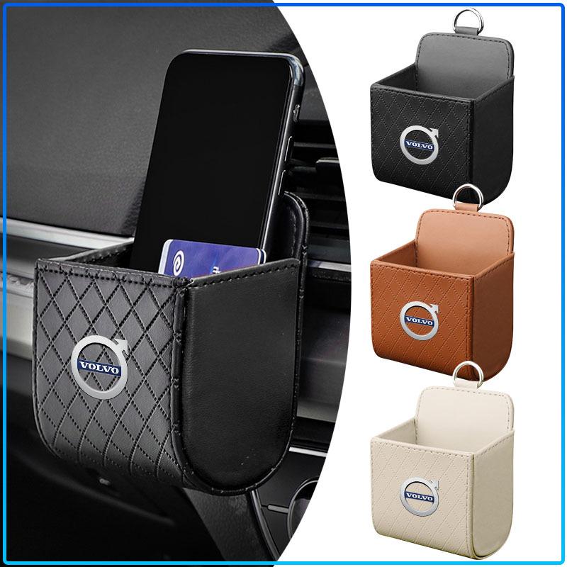 1Pcs Car Air Outlet Storage Box Phone Glasses Organizer Car Goods For Volvo XC60 XC90 S60 S80 S40 V40 V60 V70 V50 XC70