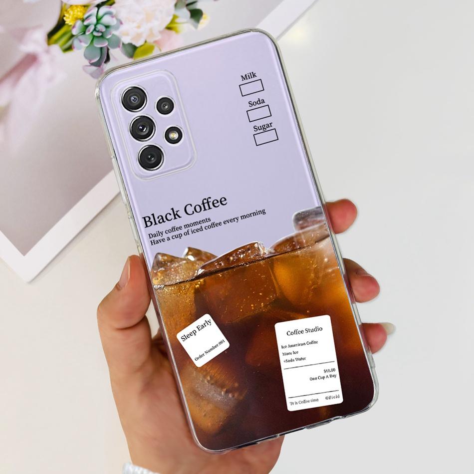 For Samsung Galaxy A32 Case Samsung A32 4G SM-A325F Elegant Printing Soft Silicone TPU Phone Back Cover For Samsung A32 4G