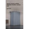 Opvouwbare Badkamer Divider Zonder Boren Waterdicht Nat-Droog Scheiding Douchegordijn Legering Rail Douche Afscheiding Benodigdheden