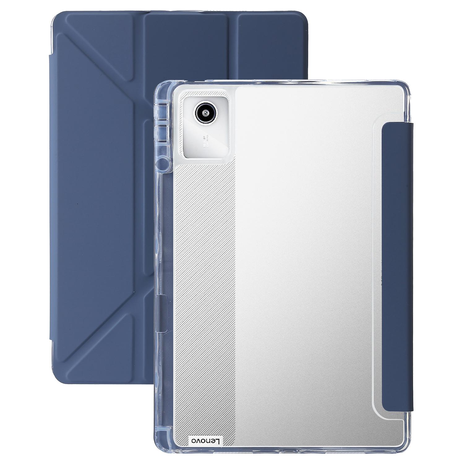 

Чехол для планшета Lenovo Tab M11/Xiaoxin Pad 11 2024, подставка-оригами, TPU+акрил+ПУ, откидная крышка Lavender Purple