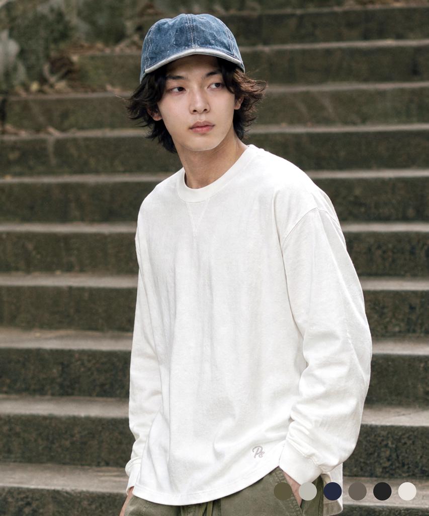 PERSTEP Wips Long Sleeve T-Shirt Ivory Jilt4777