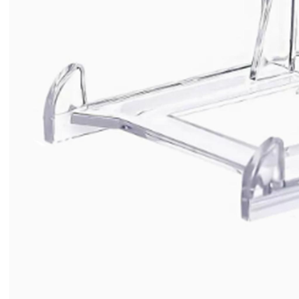 24PCS Adjustable Acrylic Display Easels Acrylic Plate Stand Display Holder Sturdy Book Stand for Home Office School