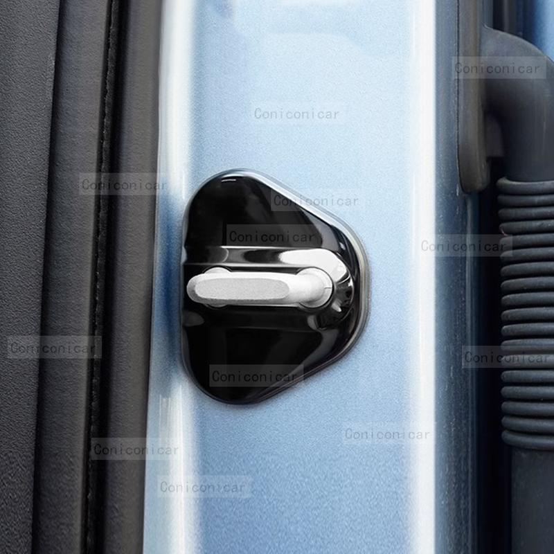 Auto Car Door Lock Protect Cover Emblems Case Stainless Steel Decoration For GEELY TUGELLA -2025 Protection Accessories