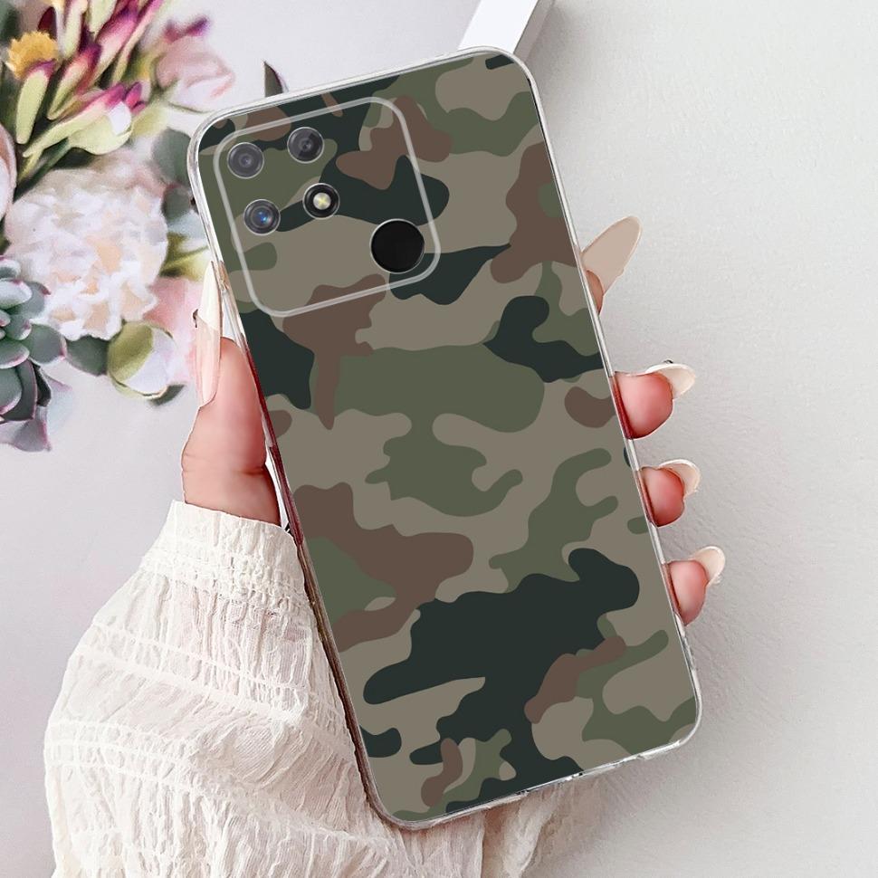 Soft Full RMX3430 Protective Cover For Realme Narzo 50A Casing Cat Pattern For Realme Narzo 50A Narzo50A Silicone Covers Case