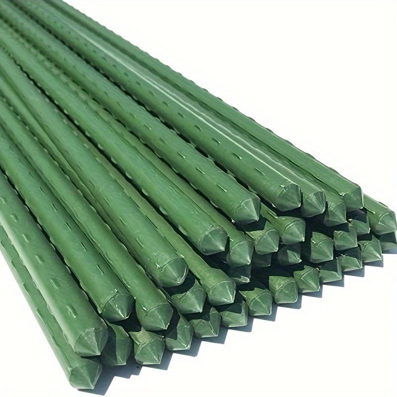 20/10pcs Green Plastic Garden Stakes - Durable Plant Support - Essential Lawn Tool for Healthy Growth, Plant Support Stakes|Stylish Garden Accessory