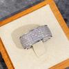 European And American Temperament, Five Row Diamond Ring, Personality, Simplicity, Fashion, Universal Jewelry For Men  Women