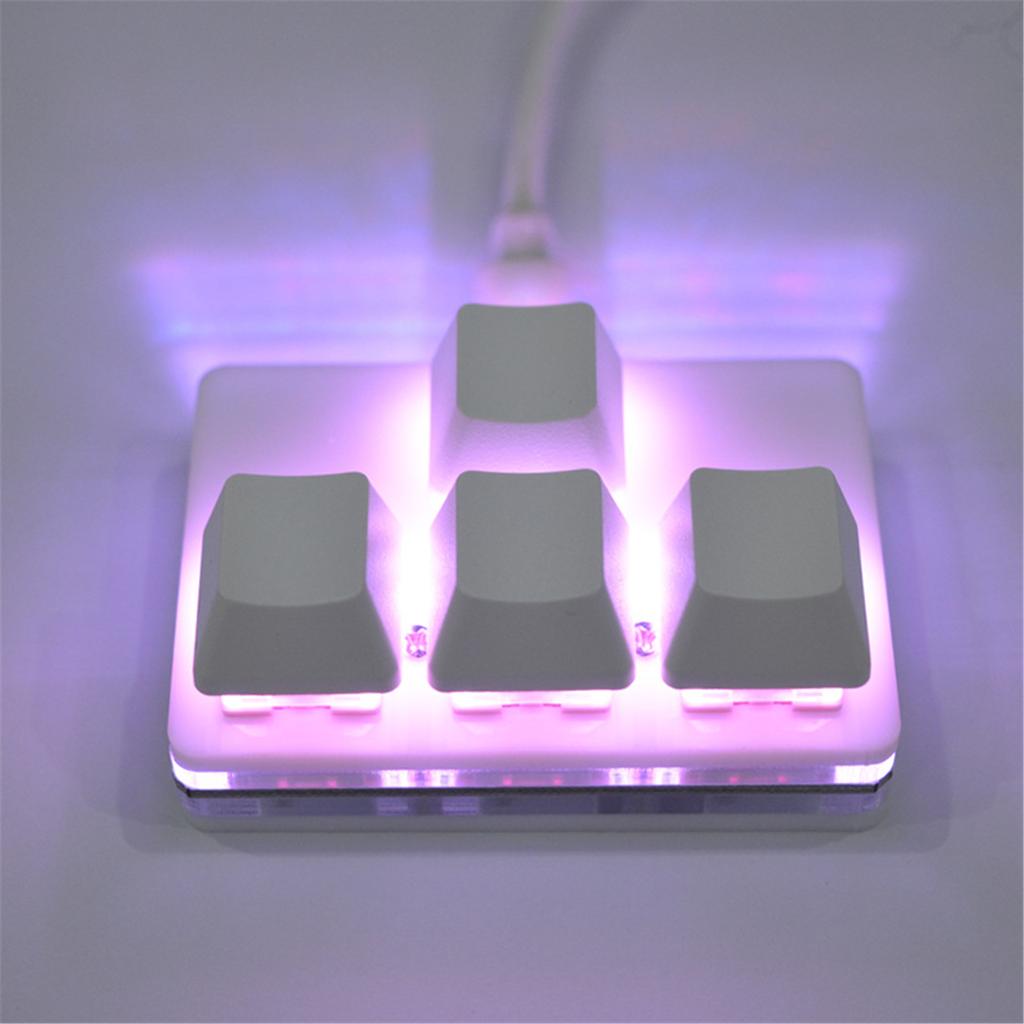 4-Key Keypad WASD Arrows Key Keycaps Keyboard One-Handed Mechanical Gaming Keypad Programmable USB Customized Keyboard