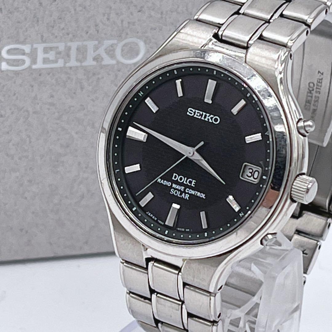 

[USED] Seiko Dolce Black 7B22-0AK0 Radio Solar Watch