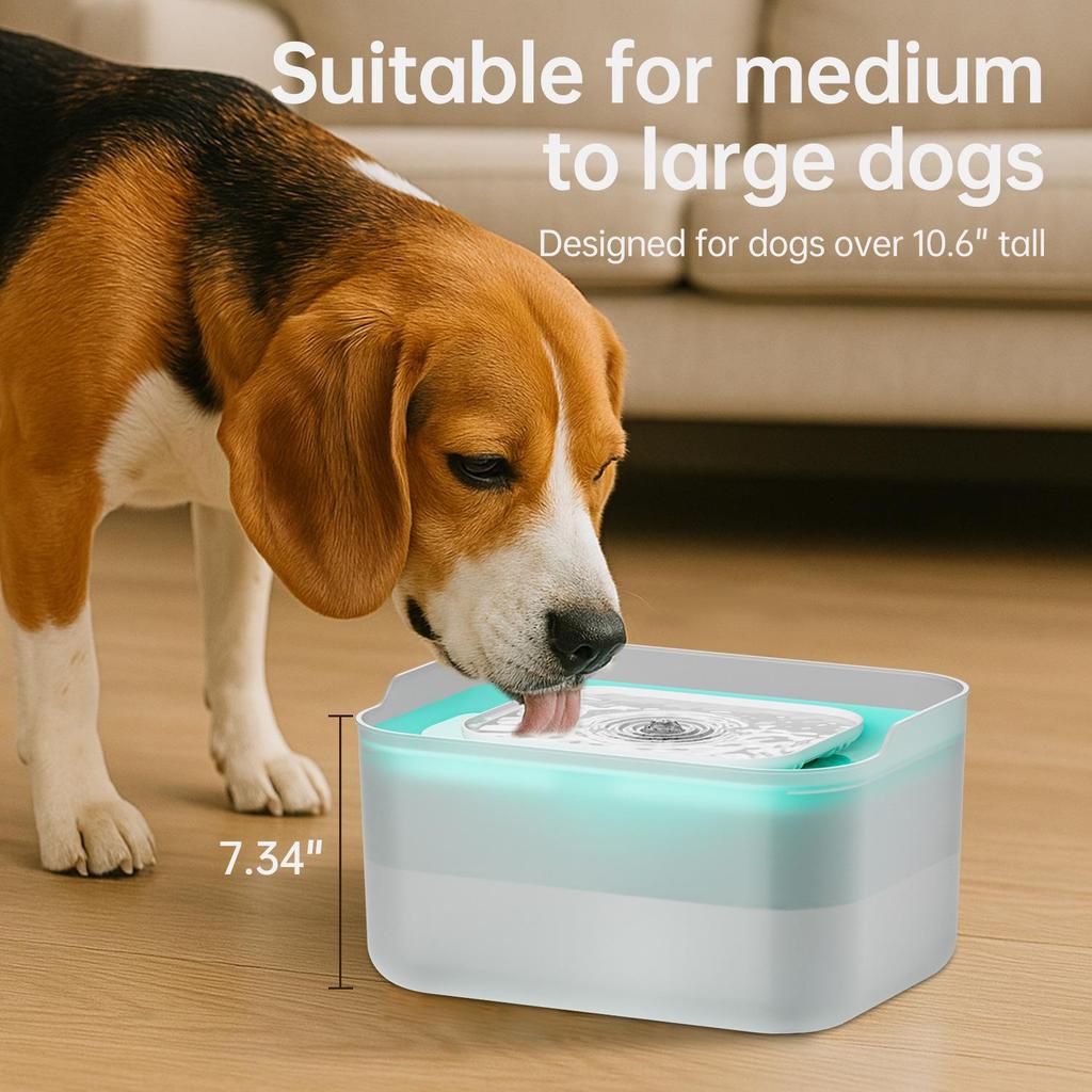 8L Automatic Circulation Pet Water Dispenser with Filtration for Cats and Dogs