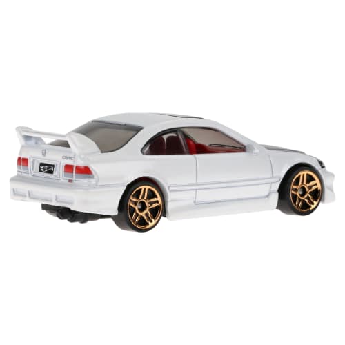 Hot Wheels Basic Car Honda Civic Si Vehicle Toy Mini Car for Ages 3 and Up, White, HXR04