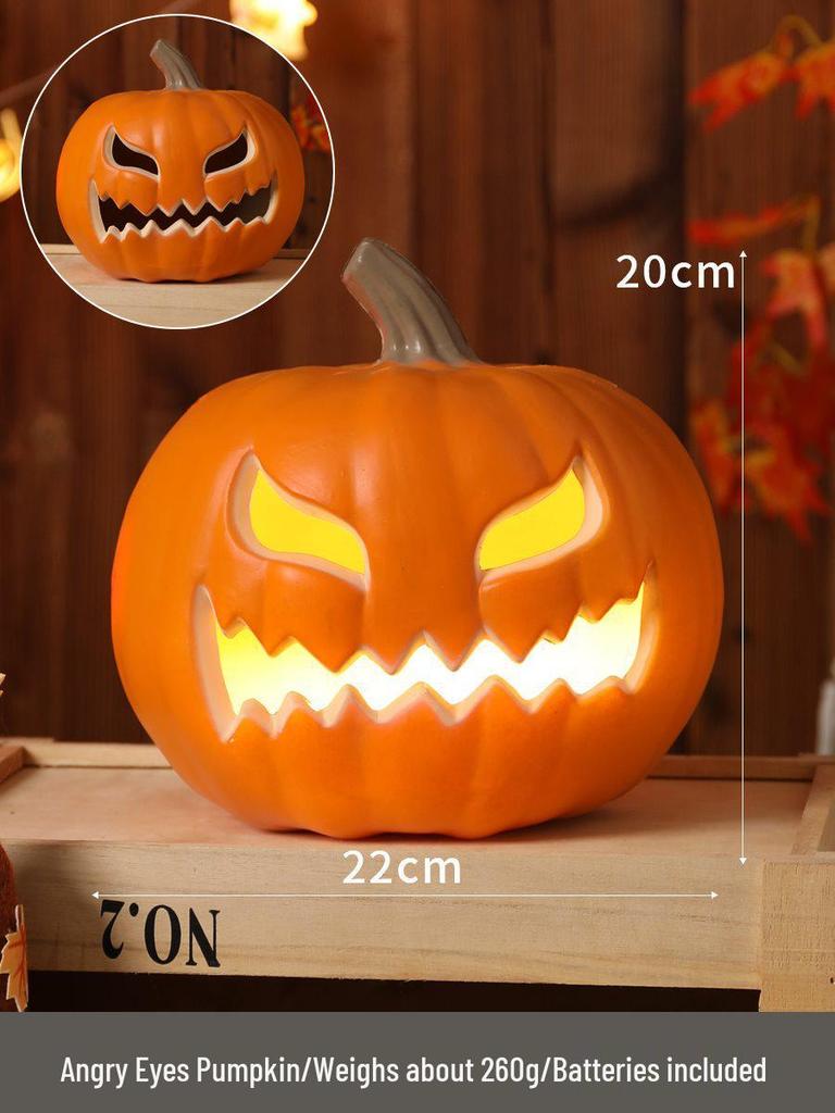 Luminous Halloween Pumpkin Lantern Decoration - Large Outdoor Display for Shopping Malls and Events