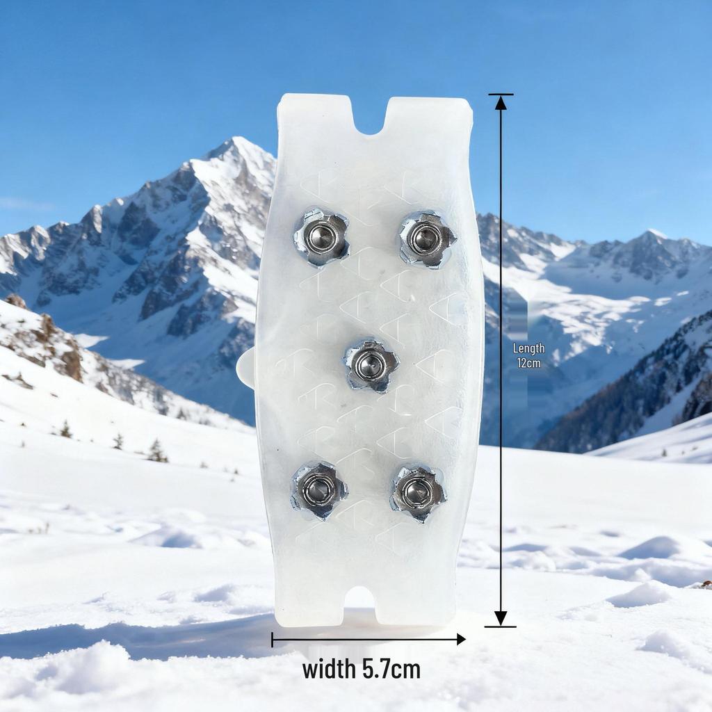 2025 5-Zacken Anti-Rutsch Eisgriffe für Schuhe - Outdoor Schnee Traktionsabdeckungen